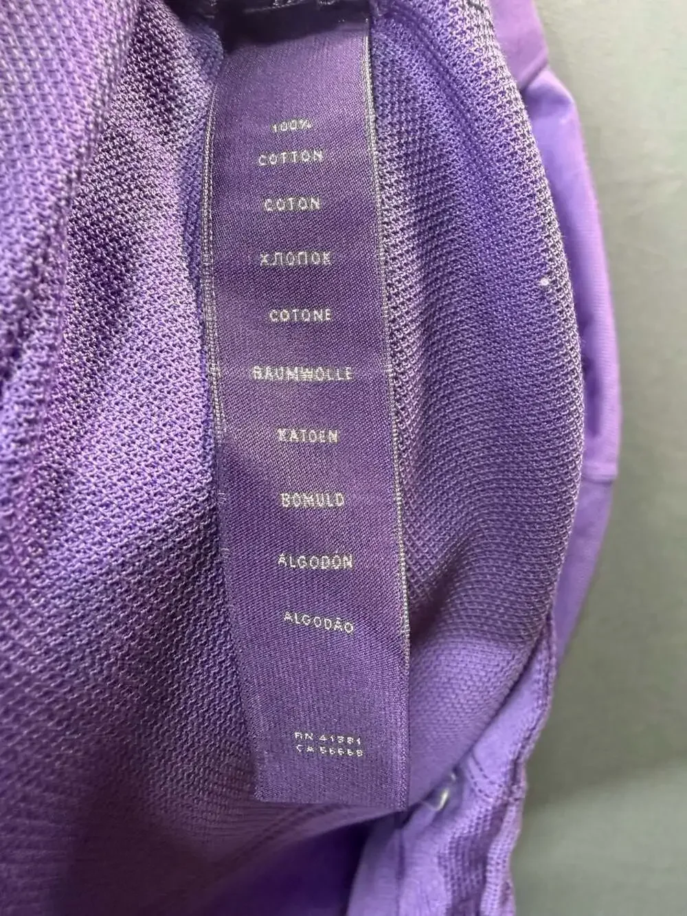 Ralph Lauren Purple Label Pique Polo Shirt Purple Italy XL New with Tags!